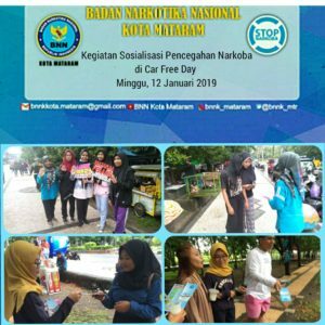 Kegiatan Sosialisasi Pencegahan Narkoba di Car Free Day