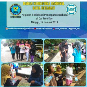 Kegiatan Sosialisasi Pencegahan Narkoba di Car Free Day