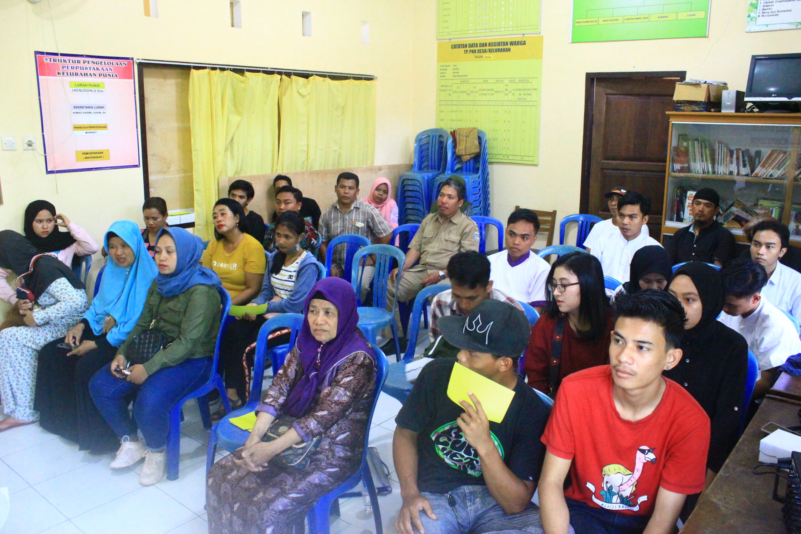 sosialisasi Kenakalan remaja di Kelurahan Punia