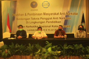 Bimbingan Teknis Penggiat Anti Narkoba di Lingkungan Pendidikan