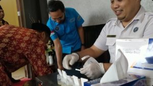 Anggota DPRD Kota Mataram Periode 2019 - 2024 di Tes Urine