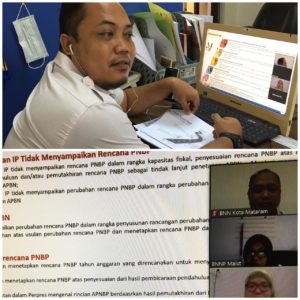 Pertemuan Virtual dalam rangka Teknis Penyetoran dan Penatausahaan Penerimaan Negara Bukan Pajak (PNBP).