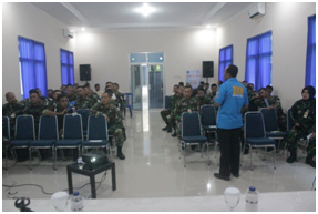 Sosialisasi P4GN terhadap prajurit TNI AU LANUD ZAM