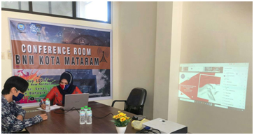 Musren BNN Melalui Video Conference (Hari Pertama)